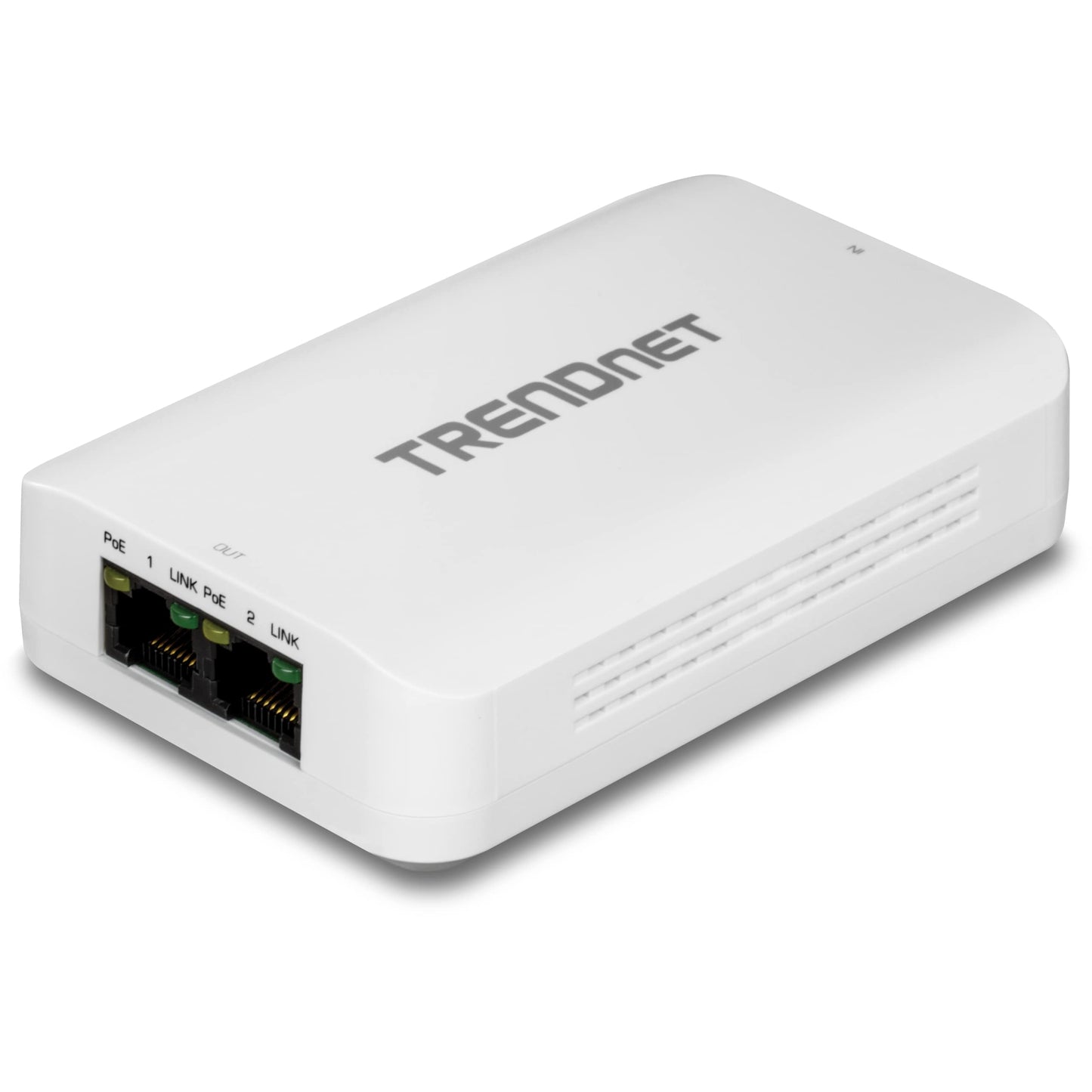 TRENDnet 2-Port Gigabit PoE++ Extender, TPE-BE200, NDAA & TAA Compliant, Extends up to 200m (656 ft), Daisy Chain 4 Units for up to 500m (1640 ft)