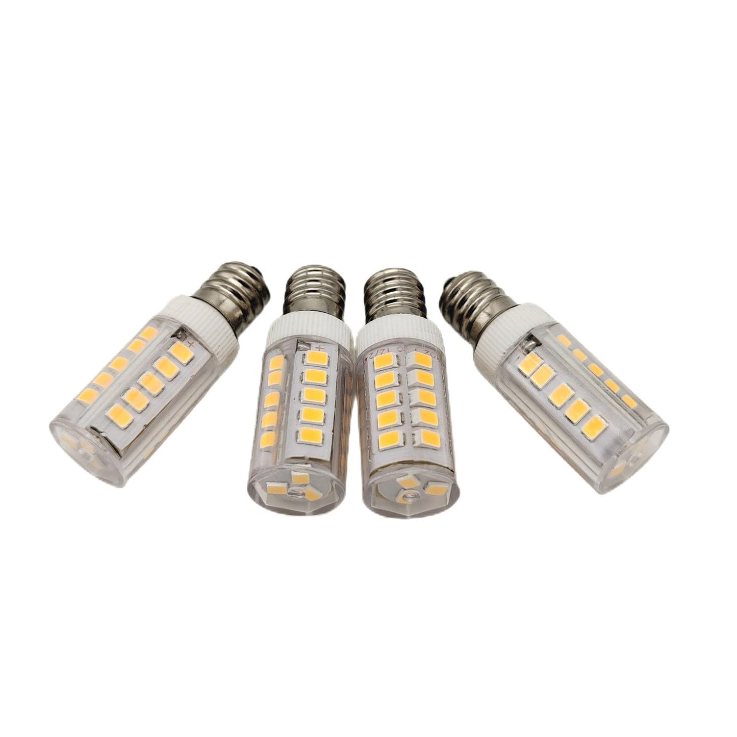 QLEE Led 2W E12 Candelabra Bulb 12V - 24v Warm White 3000k Chandelier Light Refrigerator Bulb Garage Door Light Replacement 250lm 20W Halogen Bulb Not