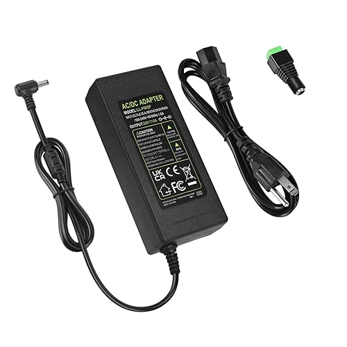 24V 6A Power Supply 144W 100V~240V AC to DC Adapter Converter Transformer,24 Volt 6 Amp Power Supply Adapter with 5.5mm x 2.5mm&2.1mm DC Output Jack…