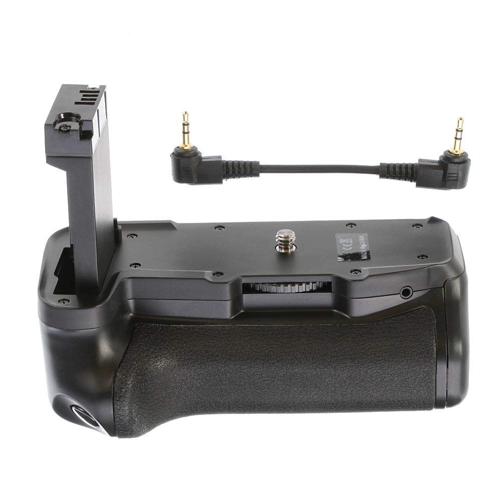 Vertical Battery Grip Holder for Canon EOS 800D/ Rebel T7i 77D X9i DSLR Camera Compatible with 1 or 2 PCS LP-E17 Battery