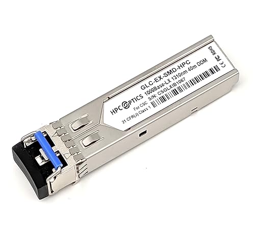 HPC Optics Compatible with Cisco GLC-EX-SMD 1000BASE-EX SFP Transceiver | 1G XD SMF 1310nm 40km GLC-EX-SMD-HPC