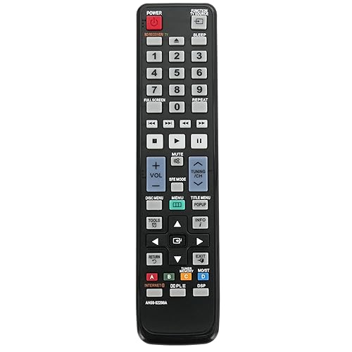 AH59-02298A Replaced Remote fit for Samsung Blu-ray HTC5500 HTC5500/NWT HTC5500/SAH HTC5500/XAA HTC5500/XAC HTC5500/XAO HTC5500/XAX HTC5500/XAZ