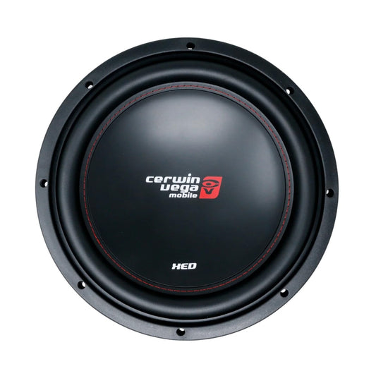 Cerwin Vega Mobile XED10V2 10'' Subwoofer- 800W Peak Power, Parabolic Poly Cone, High Roll Surround, 4 Ohm, Coaxial, 1 Year Warranty