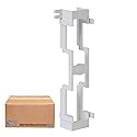 ICC 89B Wall Mount Bracket for 66 Wiring Block, UL 94V-2 Rated, Cable Management, TAA Compliant, 10? H x 3.30? W x 1.90? D, White, 25 Pack