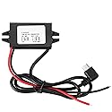 DC-DC 12V to 5V 3A Micro USB Converter Voltage Step Down Regulator Waterproof Power Converters for Car Smartphone (Converter 2)