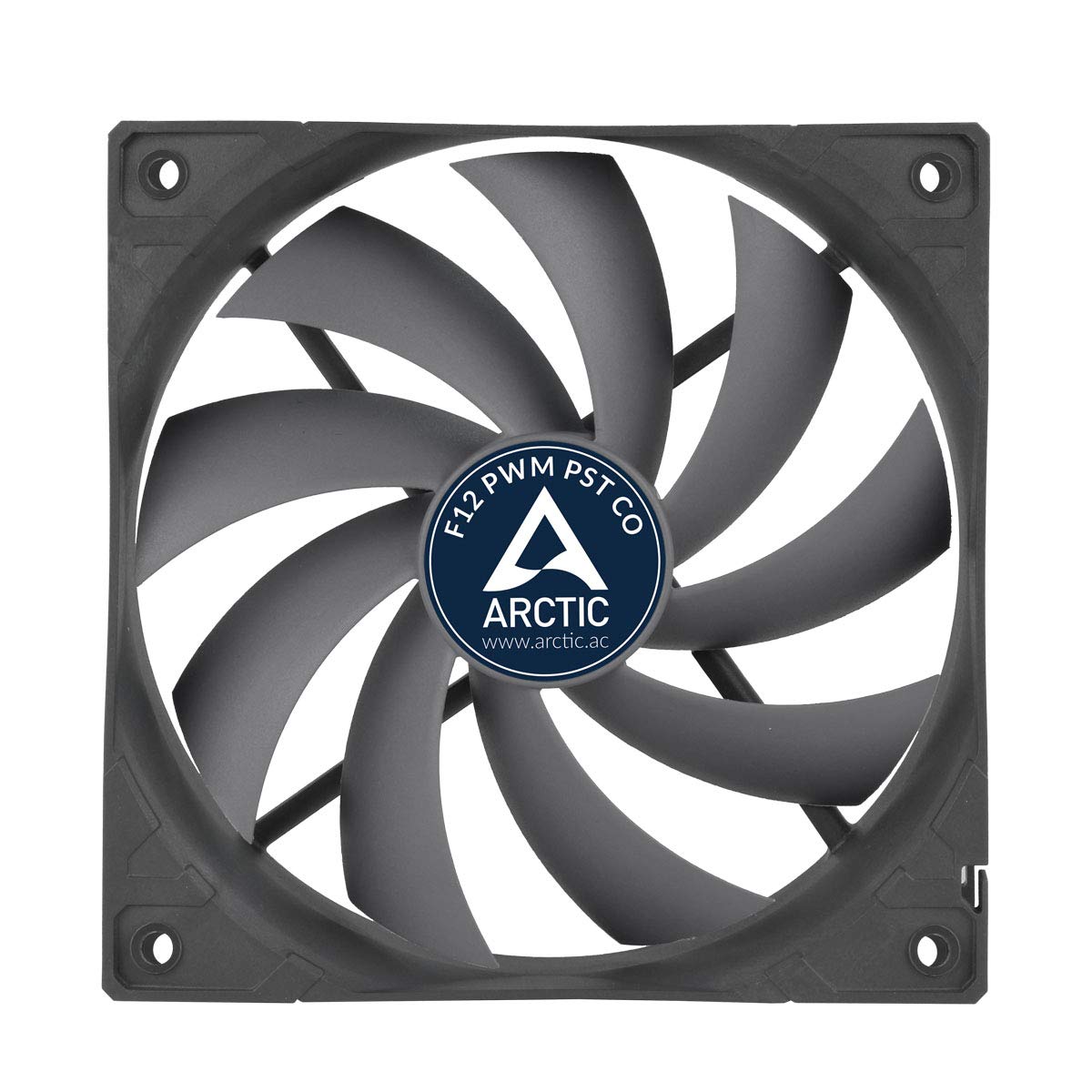 ARCTIC F12 PWM PST CO - 120 mm Case Fan with PWM Sharing Technology (PST), Dual Ball Bearing for Continuous Operation, Computer, Fan Speed: 230-1350