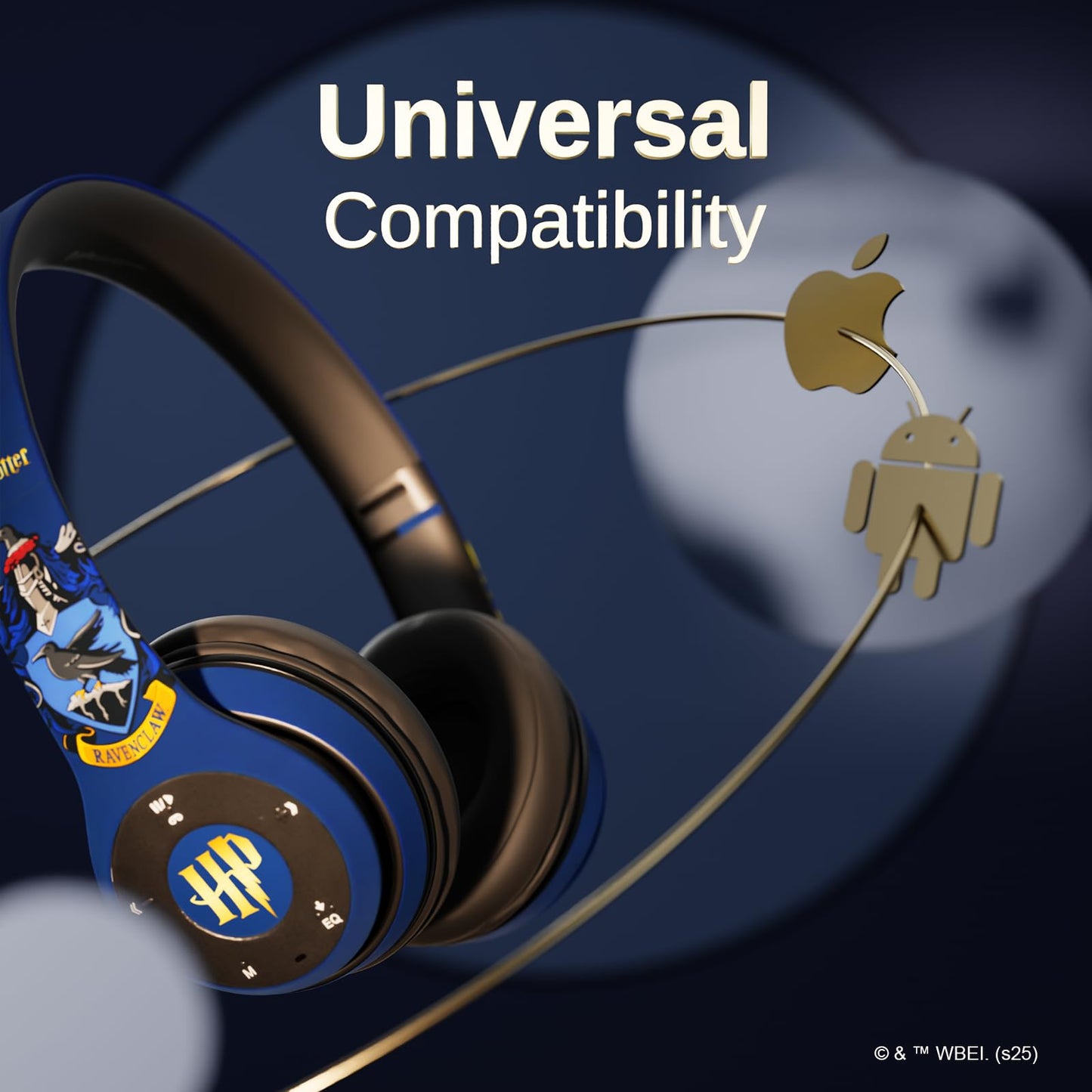 iJoy Harry Potter Ravenclaw Bluetooth Headphones with Built in Mic | Officially Licensed Wireless Headphones, Foldable Headset | Harry Potter Gifts…
