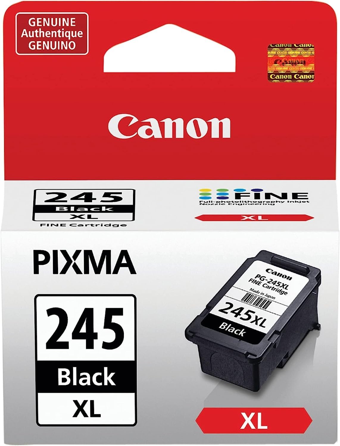Canon PG-245XL Cartridge, Compatible to MX492, MG3020,MG2920,MG2924, iP2820, MG2525 and MG2420-8278B001, Black