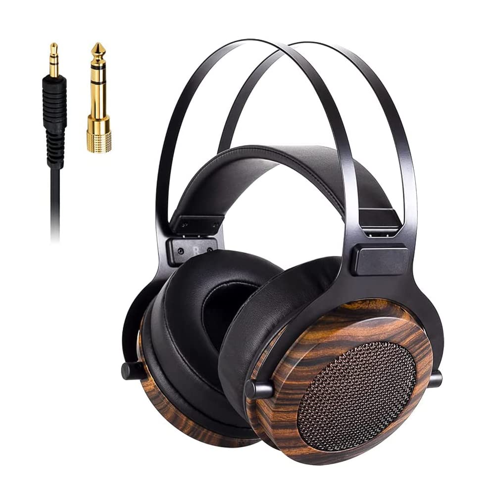 lotorasia Wired Over Ear Headphones, Studio Headset Music Recording 50mm Drivers 3.5mm/6.35mm Audio Jack for Guitar amp Recording and Music…