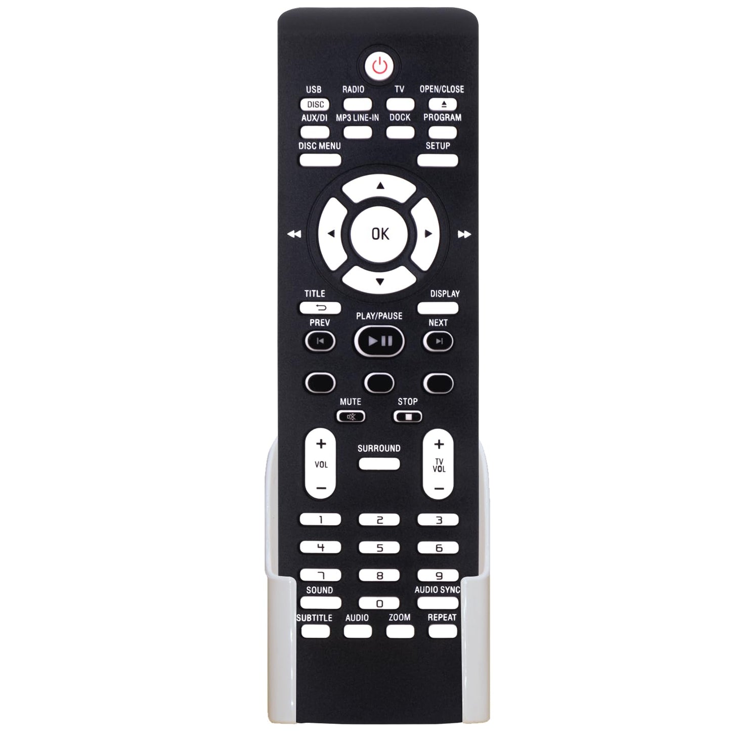 Replacement Remote Control for Philips HTS3357/98 HTS3152 HTS3154/12 HTS3155/78 HTS3154/05 HTS3357/93 DVD Home Theater System
