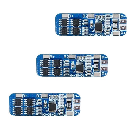Comidox 3S 12V 10A 18650 Lithium Battery Protection Board BMS Li-ion Charger Protection Module Anti-Overcharge/Over-Discharge/Over-Current/Short…