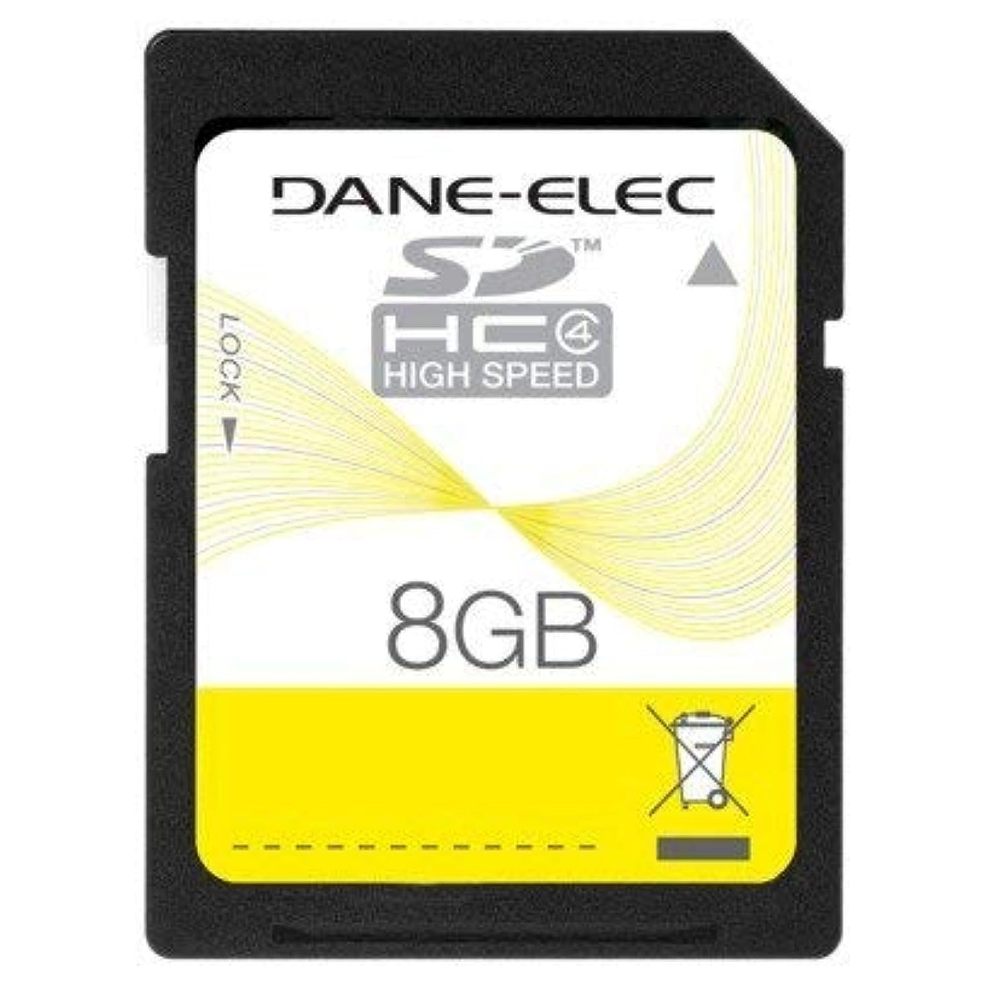 Dane-Elec 8 GB 8GB SD SDHC Secure Digital Memory Card