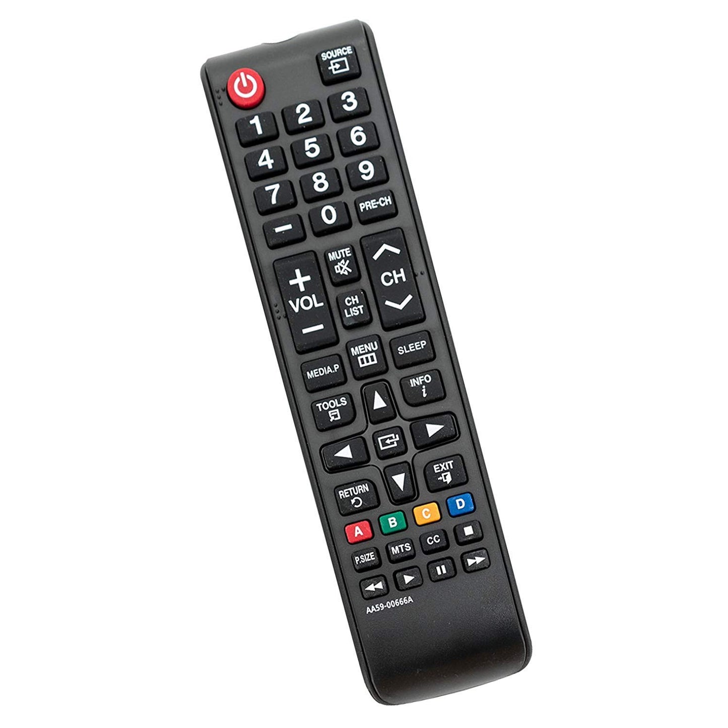 New AA59-00666A Remote Control Replaced for Samsung TV LCD LED HDTV AA5900666A LH32HDPLGA LH40HDPLGA LH46HDPLGAZA UN32EH4003V UN55EH6001V