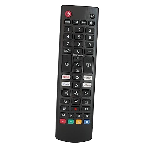 Universal Replacement Remote Control AKB76037601 Compatible for LG Smart 4K TV 65UP7560AUD 70UP7070PUE 70UP7170ZUC 70UP7570AUD, with Disney Plus
