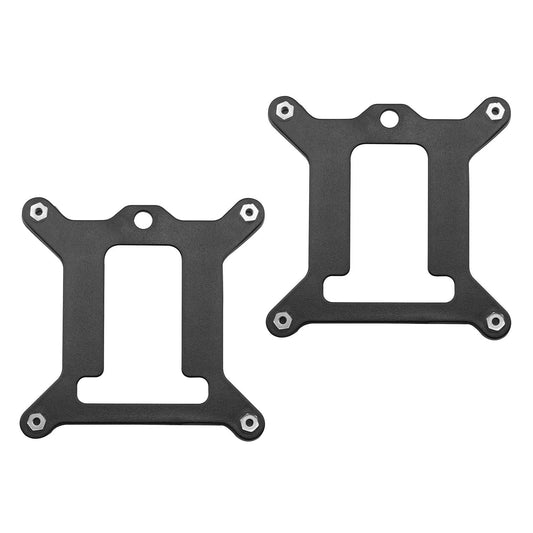 Zangc Plastic Backplate Intel LGA 1150 1151 1155 1156 CPU CPU Bracket Fan Radiator Buckle Bracket Backplane 75x75mm-2PCS