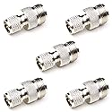 ANHAN N Type to Mini UHF Coax Adapter - 5 Pack RF Connectors