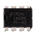 BOJACK LM386N Low Voltage Audio Power Amplifier LM386 semiconductor DIP-8 (Pack of 10)