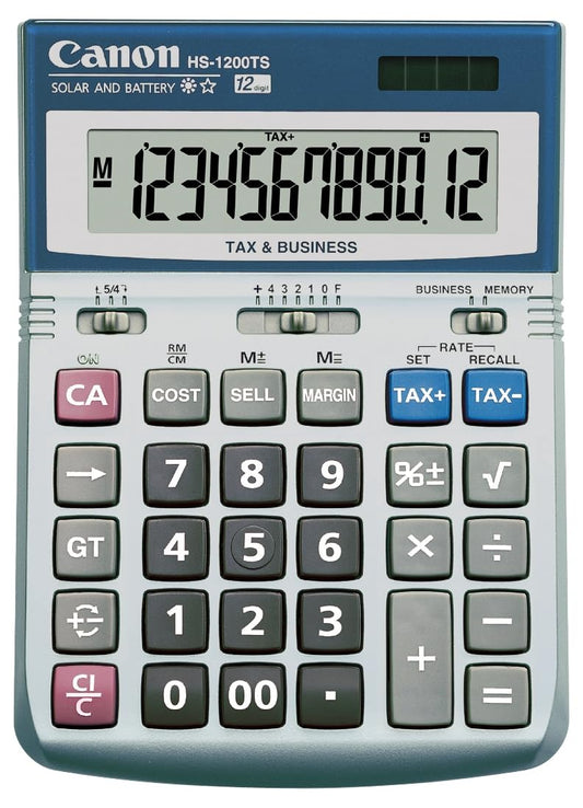 Canon Office Products HS-1200TS Business Calculator, Black, 4 7/8 x 6 7/8