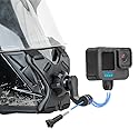 SUREWO Motorcycle Helmet Chin Strap Mount Compatible with GoPro Hero 13,12,11,10, 9, 8, 7, (2018), 6 5,DJI Osmo Action 5 pro/4/3, AKASO, SJCAM