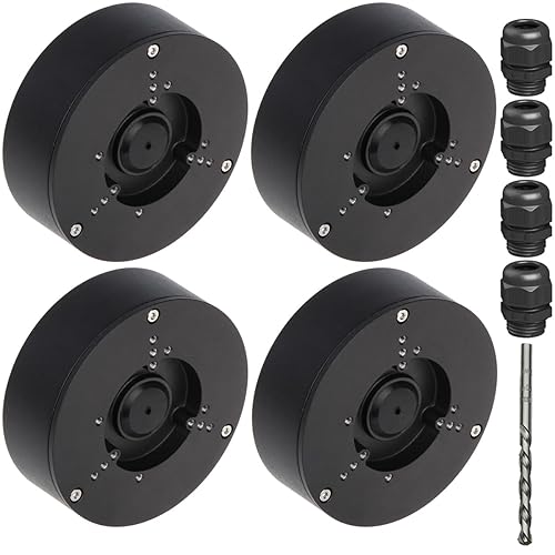 Saindo Water-Proof PFA130-E Juction Box for IP Dome Camera (Black-4P)
