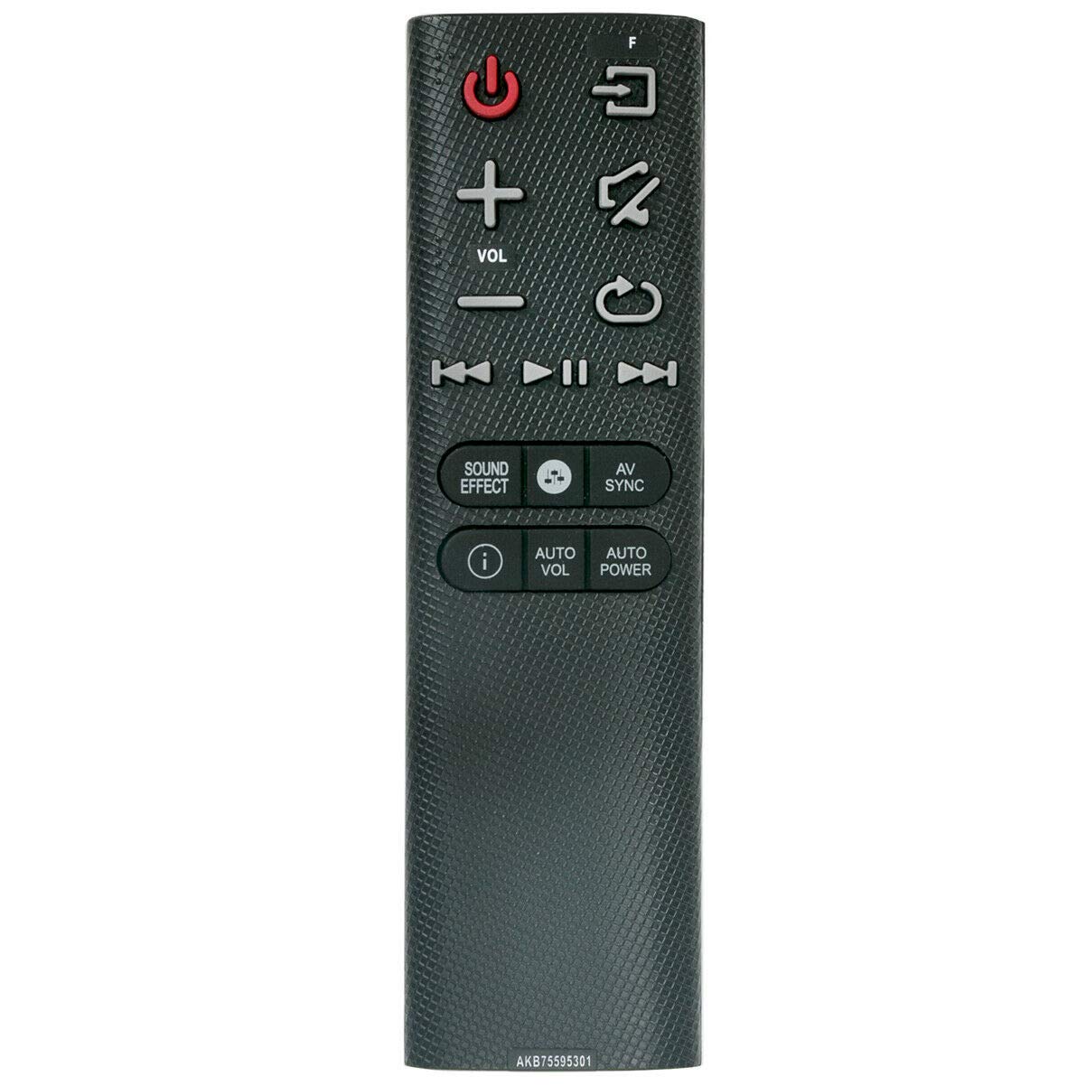 New AKB75595301 Replace Remote Control for LG Soundbar SK6 SK6Y SK8 SK8Y SK9 SK9Y SK10 SK10Y
