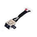 Tryhi AC DC in Power Jack Cable for Dell Inspiron 13 7386 13.3" Laptop 450.0EZ05.0011 13 (I7386-5038SLV) 248FC Notebook Plug in Charging Port Socket
