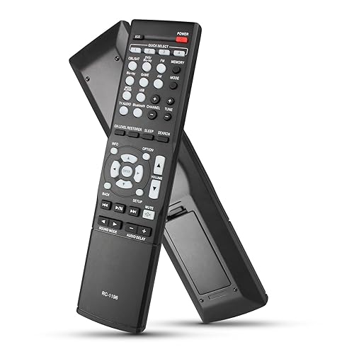 RC-1196 Replace Remote Control Compatible with Denon AV Receiver AVR-S500BT AVR-S510BT AVR-X520BT AVR-X510BT