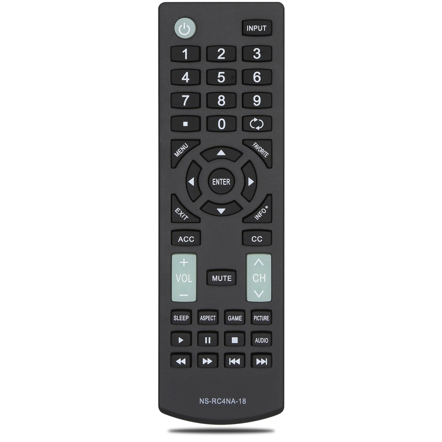 for Insignia TV Remote Control Replacement?Not for Insignia Roku or Fire TV?, Universal TV Remote for Insignia LED LCD Tvs, No Pairing Needed