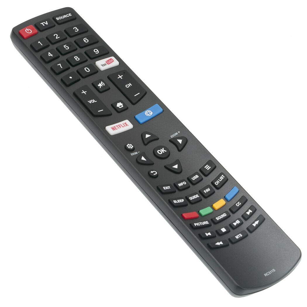 New RC311S 06-531W52-TY01X Replaced Remote Control for TCL TV