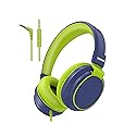 MIDOLA Volume Limited 85/110dB Kids Headphone Over-Ear/On-Ear Foldable Sound Noise Protection Headset with Inline AUX 3.5mm Cord w/Mic for Child…