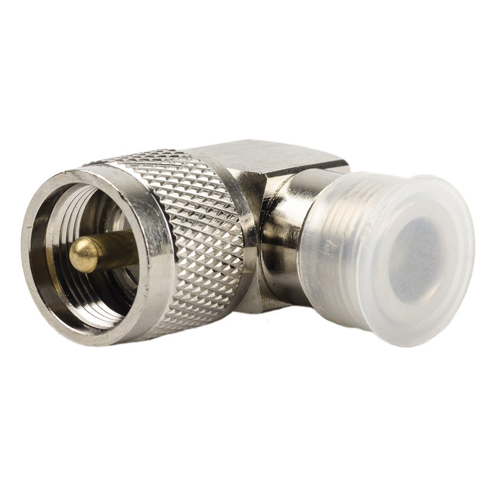 Eagles (Pack of 2 N Female to UHF Male 90 Right Angle connetor Adapter, PL-259 Right Angle Connector Coaxial Coax Adapter