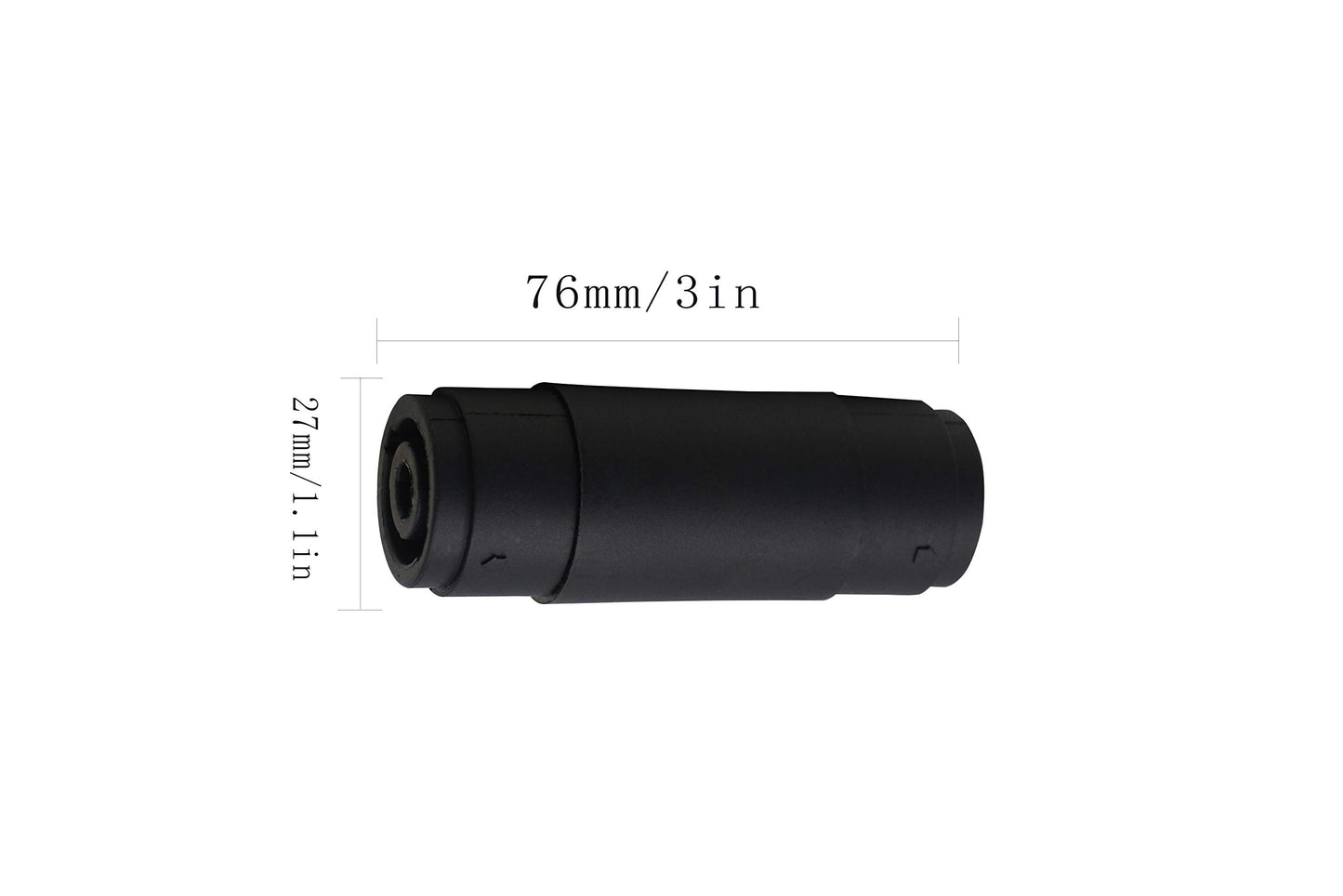 PNGKNYOCN 4 Pin Female to 4 Pin Female Speakon Coupler Adapter for Audio Adapter Amplifiers, Mixers (2-pcak)