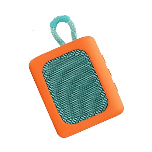 Silicone Case Compatible with GO 3?Bluetooth Speakers Travel Carrying Case for GO 3 (Orange)
