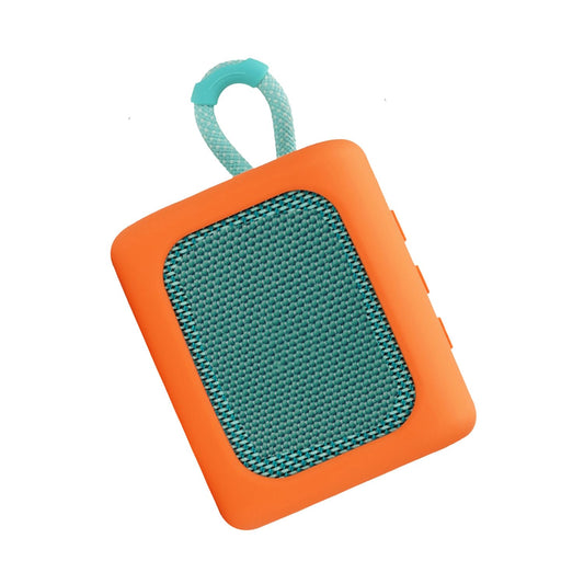 Silicone Case Compatible with GO 3?Bluetooth Speakers Travel Carrying Case for GO 3 (Orange)