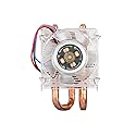 Waveshare Low-Profile ICE Tower Cooling Fan for Raspberry Pi 4B/3B+/3B 5mm Copper Tube Colorful LED