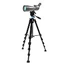72.4 inch Spotting Scope and Binoculars Heavy Duty Tripod, Shooting Hunting Rest V Yoke Stand with Binoculars Adapter, Compatible
