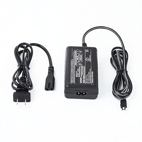 JNSupplier AC/DC Power Battery Charger Cord Adapter for Sony Handycam HDR-CX230 HDR-CX230B/EL/L Camcorder