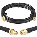 RP-SMA Male to RP-SMA Female Cable 6ft, XRDS -RF Low Loss RG58 RP-SMA Cable WiFi Antenna Extension Coax Cable for WiFi LAN Router Wireless Network