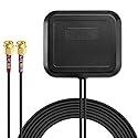 Bingfu 4G LTE Adhesive Magnetic Mount Antenna MIMO SMA Male Antenna Compatible with 4G LTE Wireless Home CPE Mobile Modem Hotspot Industrial IoT