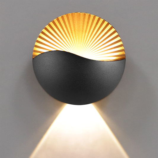 XEYOU 12W Modern Wall Sconce Light Up Down LED Wall Lamp Waterproof IP65 Aluminum Indoor Wall Mounted Led Light Fixture for Bedroom Living Room