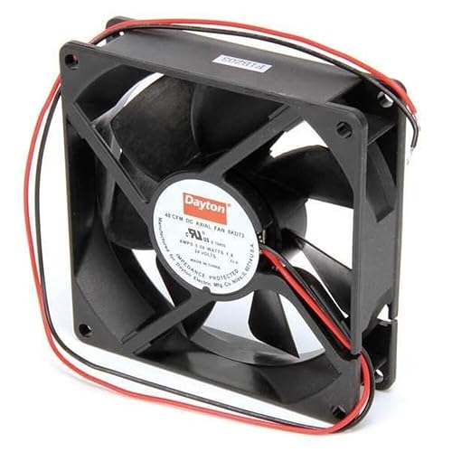 Axial Fan,Square,3-5/8" H,45 CFM