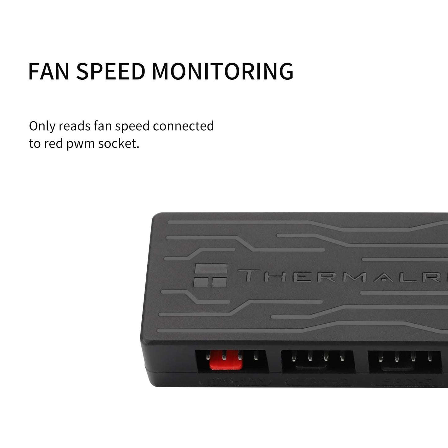 Thermalright Fan HUB X4 PC Cooler Fan Hub,Support 4 Groups of CPU Fans,SATA Power,Fan Cable Trimmer,PC CPU Cooling 4PIN for 12V Desktop Case Fan(Fan