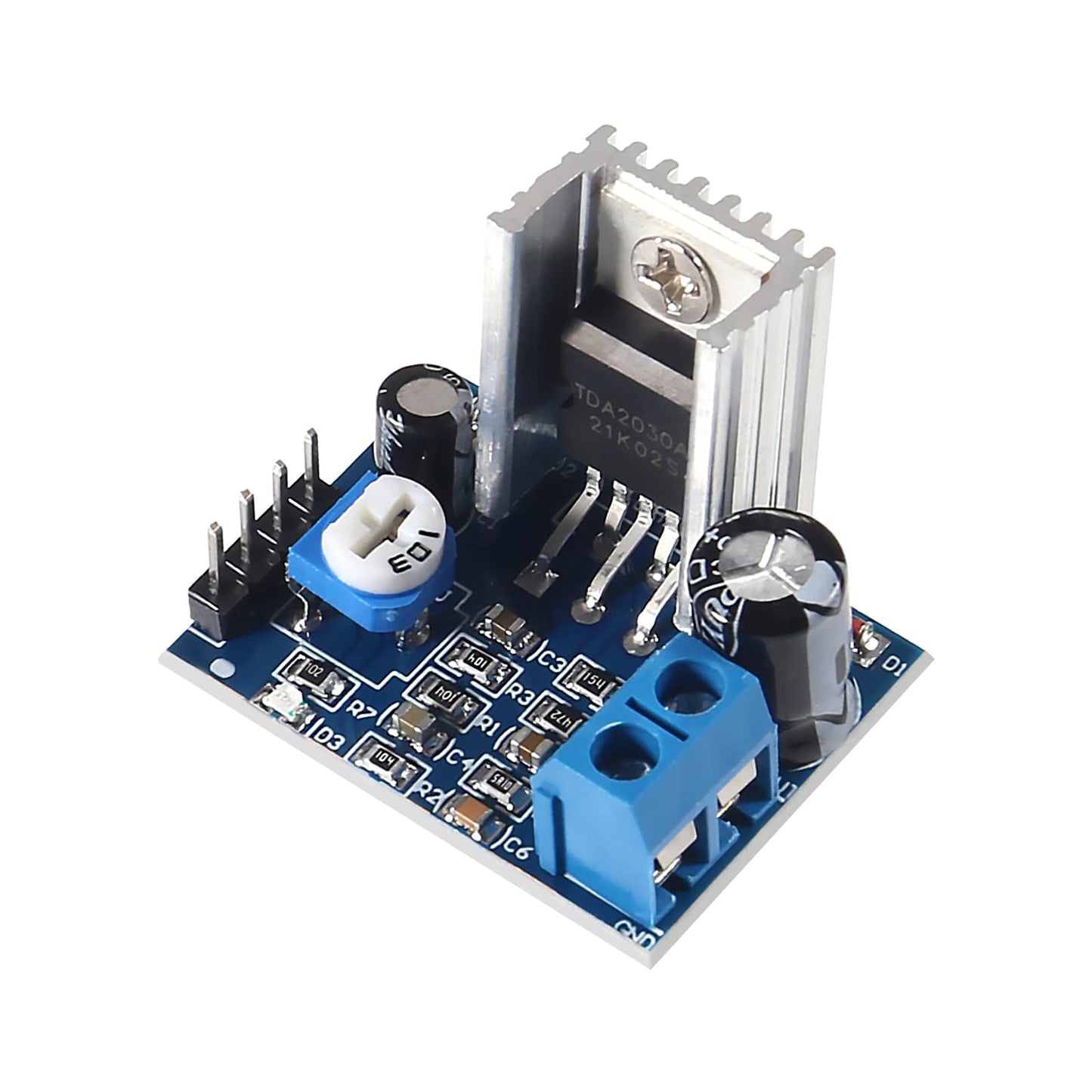 QCCAN 10PCS TDA2030A Audio Amplifier Module TDA2030 Power Amplifier Board 6-12V Speakers Module Converter