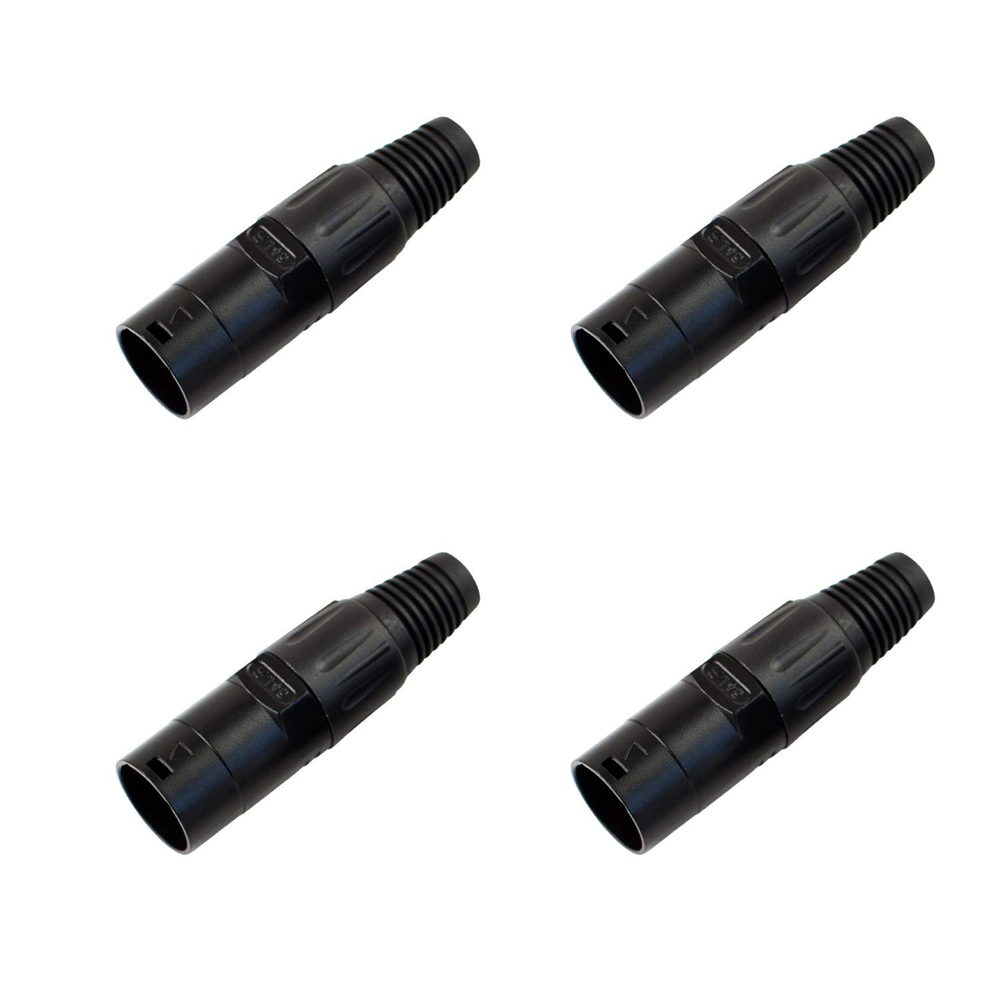 BESCOOS Toronce Profession RJ45 Date Media Ethercon Cable Connector(Black,4Pack)