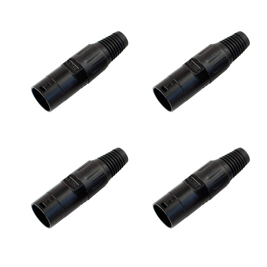 BESCOOS Toronce Profession RJ45 Date Media Ethercon Cable Connector(Black,4Pack)
