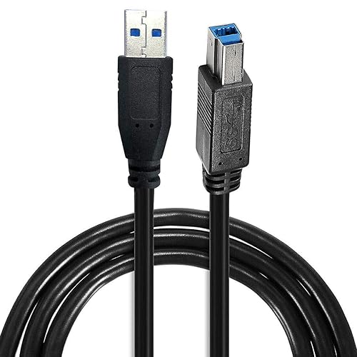 NTQinParts USB3.0 PC/Mac Data Transfer Sync SuperSpeed Cable Cord for Fujitsu ScanSnap iX1600 Versatile Cloud Enabled Document Scanner