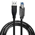 NTQinParts USB3.0 PC/Mac Data Transfer Sync SuperSpeed Cable Cord for Fujitsu ScanSnap iX500 PA03656-B005 Image Scanner