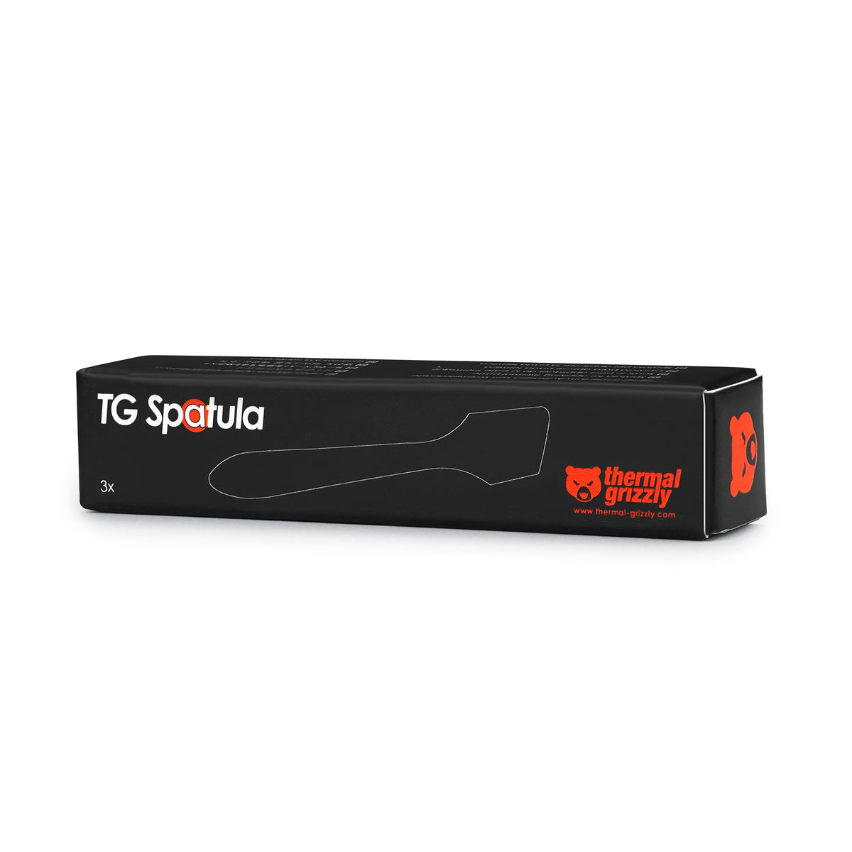 Thermal Grizzly TG Spatula (3 Pieces) - Perfect Application and Spread of Thermal Paste - Even and Precise Compound Distribution CPU/GPU/PS4/PS5/Xbox