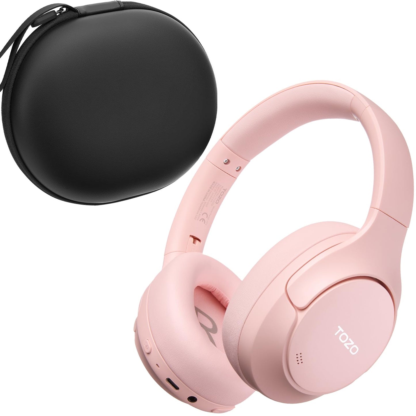 TOZO HT3 Hybrid Noise Cancelling Wireless Headphones, 90H Over Ear Headset