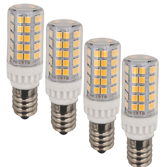 WELESHEI LED E14 Microwave Bulb 5W Equivalent 60 W for Appliance Ceiling Fan Sewing Dryer Fridger Dispenser Chandelier Light E14 European Base Bulb